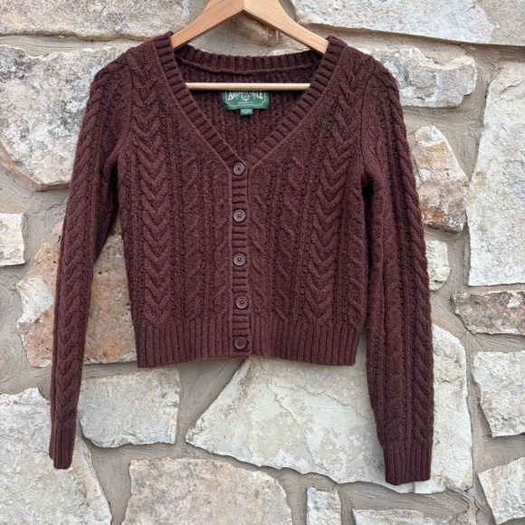 Vintage american eagle sweater size xs brown - Picture 2 of 4
